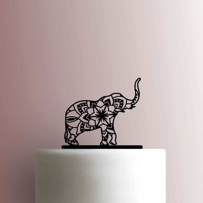Elephant Mandala - Acrylic Cake Topper