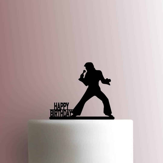 Elvis Happy Birthday - Acrylic Cake Topper