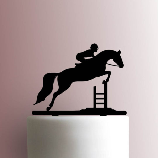 Equestrian Jumping- Acrylic Cake Topper