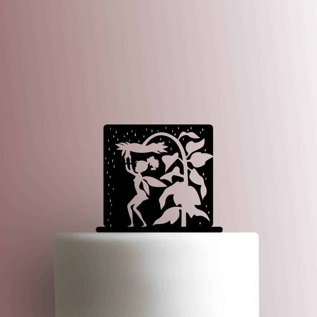 Fairy with Flower - Acrylic Cake Topper