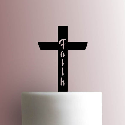 Faith Cross - Acrylic Cake Topper