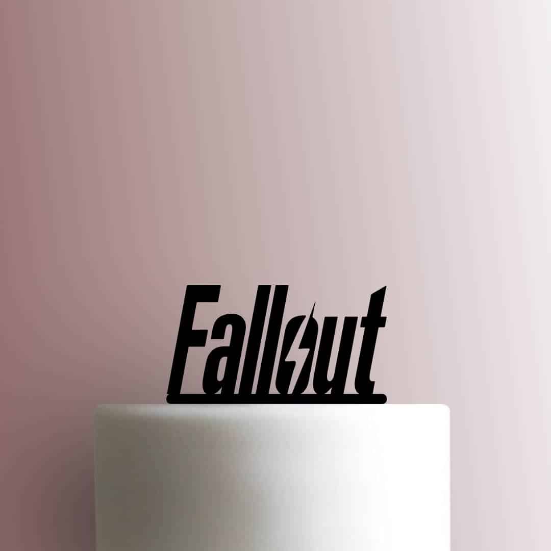 Fallout Logo - Acrylic Cake Topper