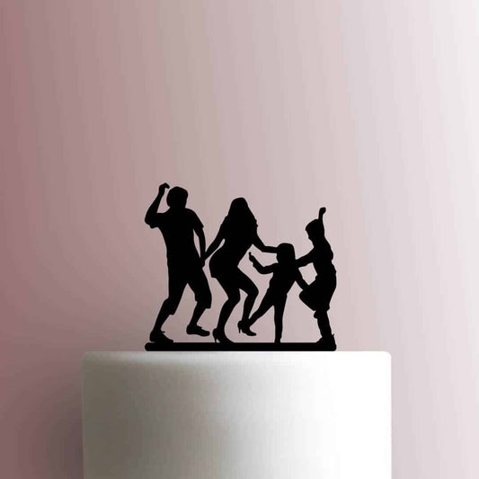 Family Dancing - Acrylic Cake Topper