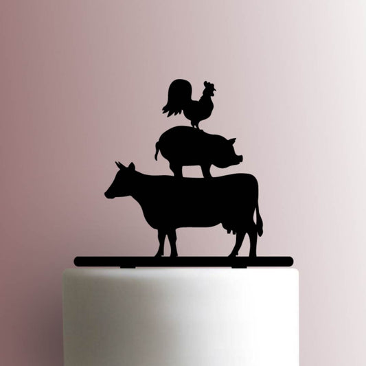 Farm Animals - Acrylic Cake Topper