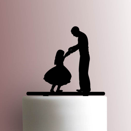 Father and Daughter Dancing - Acrylic Cake Topper