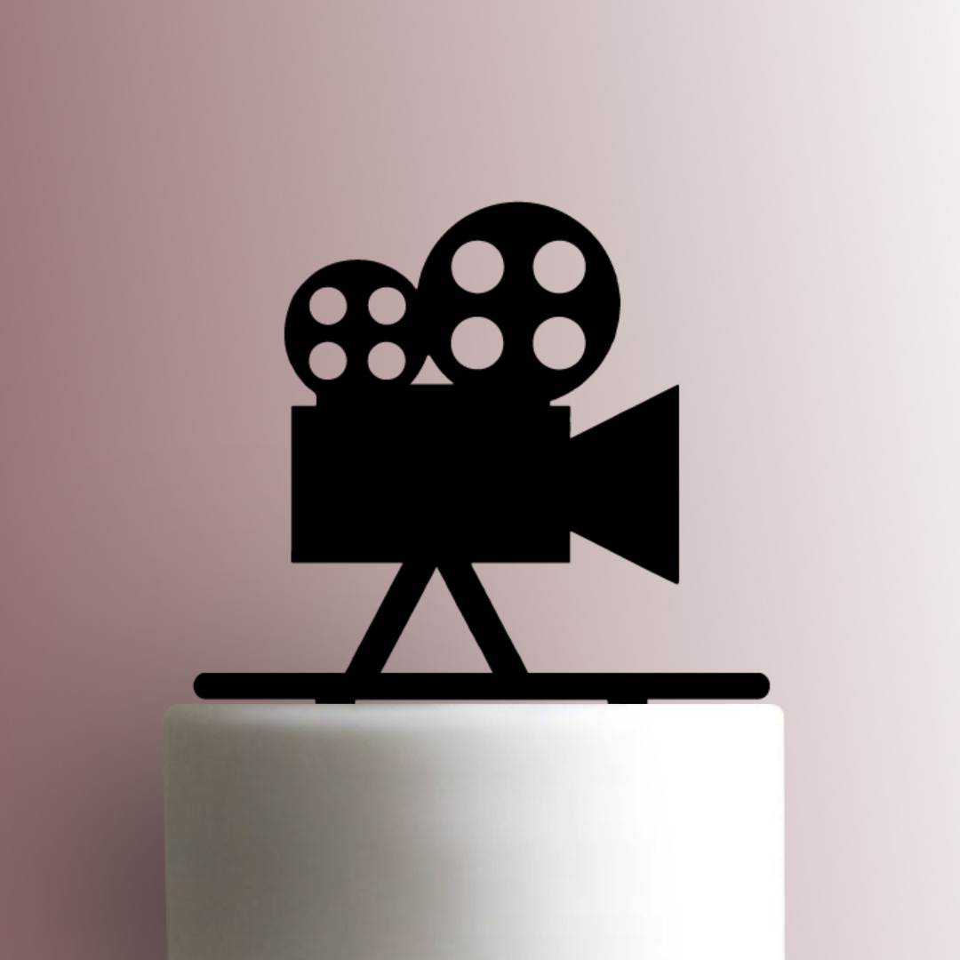 Film Projector - Acrylic Cake Topper