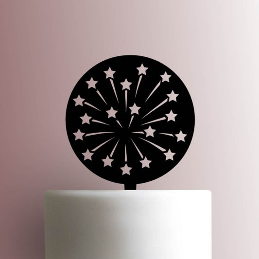 Fireworks - Acrylic Cake Topper