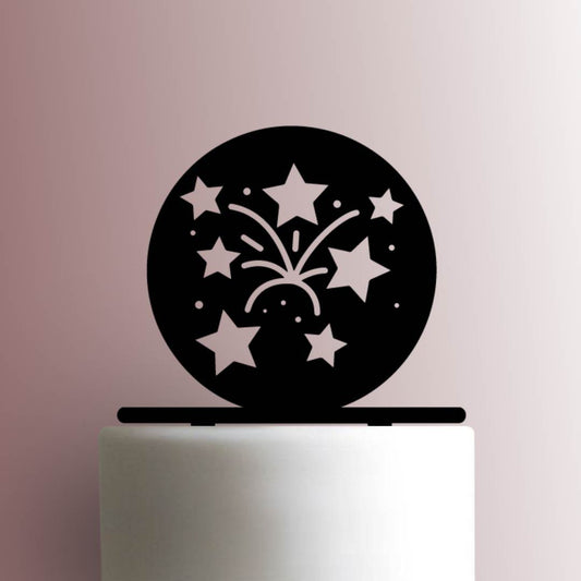 Fireworks - Acrylic Cake Topper