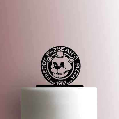 Five Nights at Freddys ? Freddy Fazbears Pizza - Acrylic Cake Topper