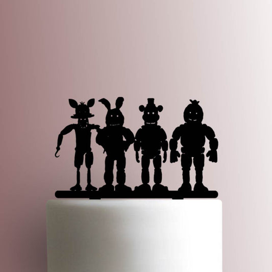Five Nights at Freddys Gang - Acrylic Cake Topper