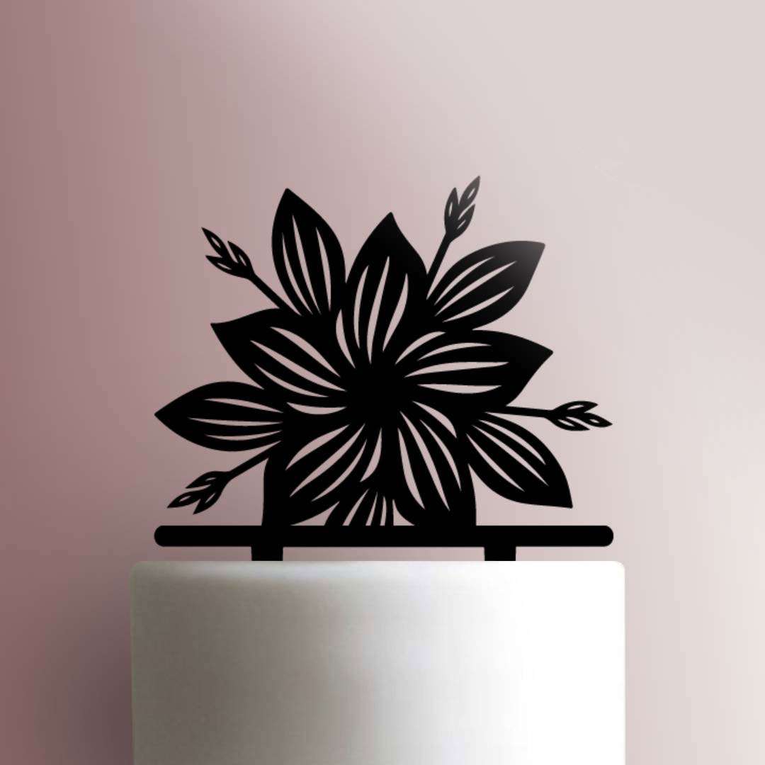 Flower- Acrylic Cake Topper