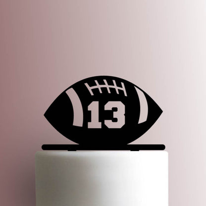 Football Number 225-A38- Acrylic Cake Topper