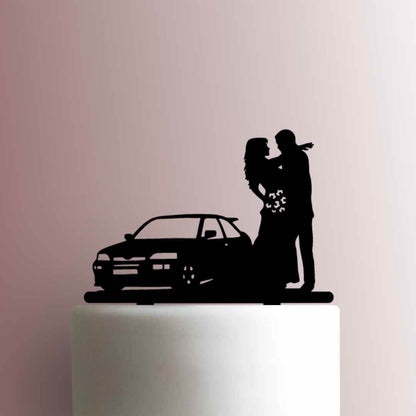 Ford Escort Cosworth RS Rally Car Wedding - Acrylic Cake Topper