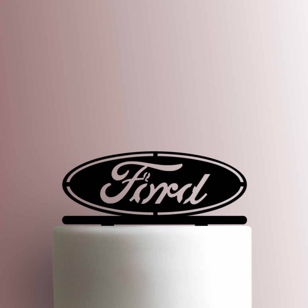 Ford Logo - Acrylic Cake Topper