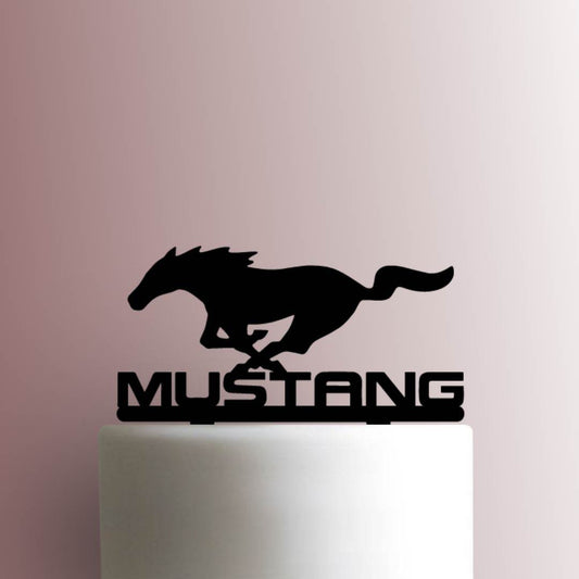 Ford Mustang Logo - Acrylic Cake Topper
