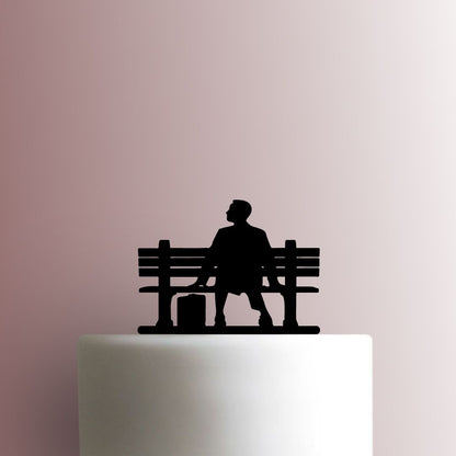 Forest Gump on Bench - Acrylic Cake Topper