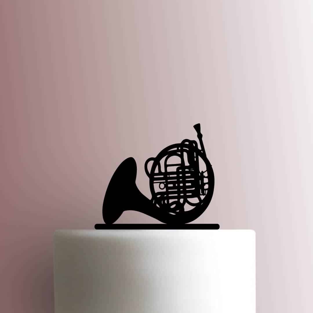 French Horn - Acrylic Cake Topper
