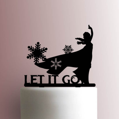 Frozen ? Elsa Let It Go - Acrylic Cake Topper