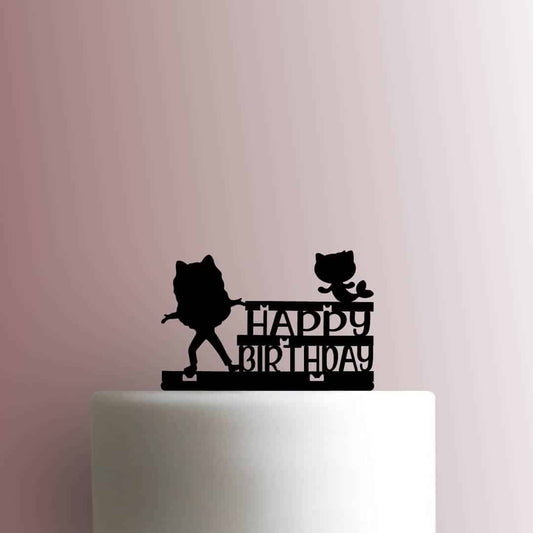 Gabbys Dollhouse Happy Birthday - Acrylic Cake Topper