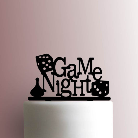 Game Night - Acrylic Cake Topper