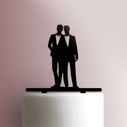 Gay Couple- Acrylic Cake Topper