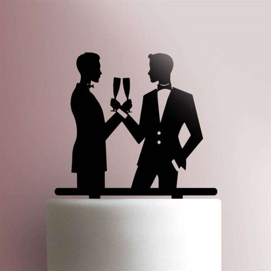 Gay Wedding- Acrylic Cake Topper