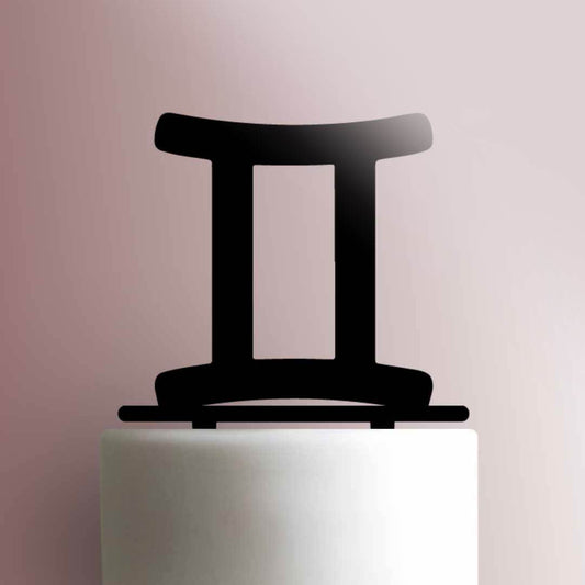 Gemini Zodiac Symbol- Acrylic Cake Topper