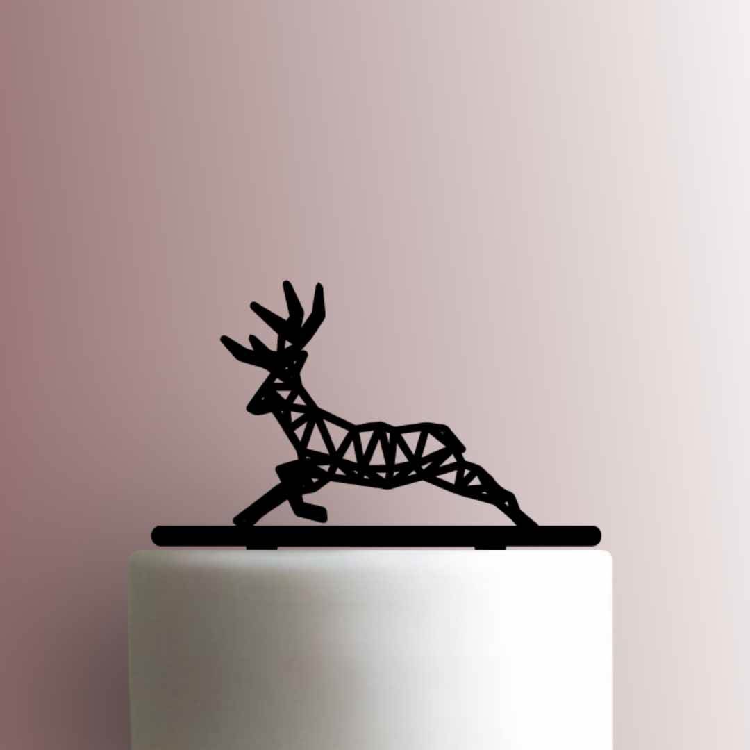 Geometric Deer Body - Acrylic Cake Topper