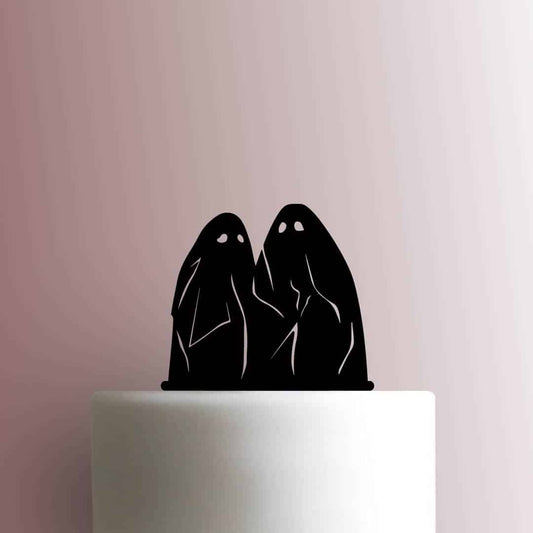 Halloween ? Ghost Couple - Acrylic Cake Topper