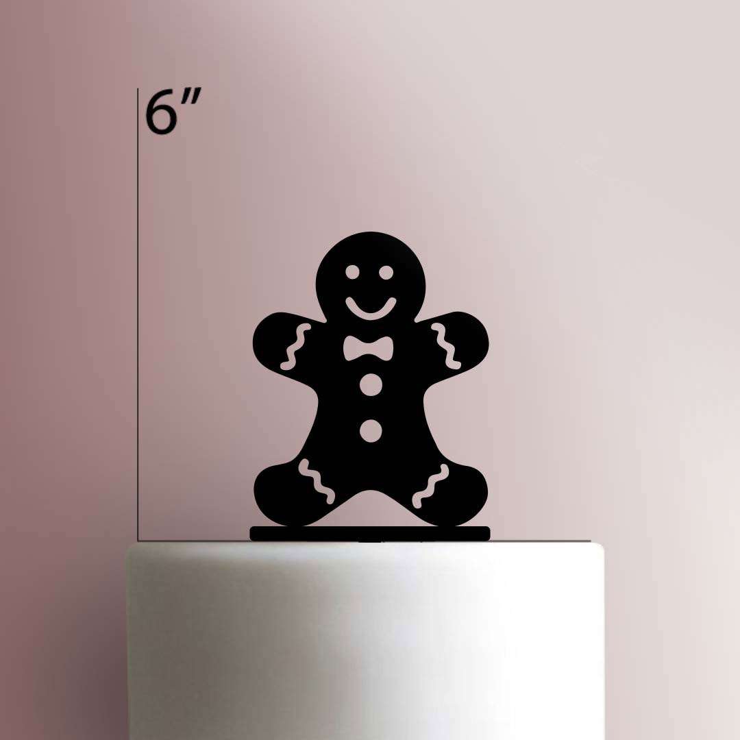Gingerbread Man- Acrylic Cake Topper