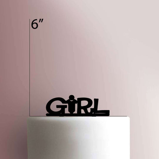 Girl- Acrylic Cake Topper
