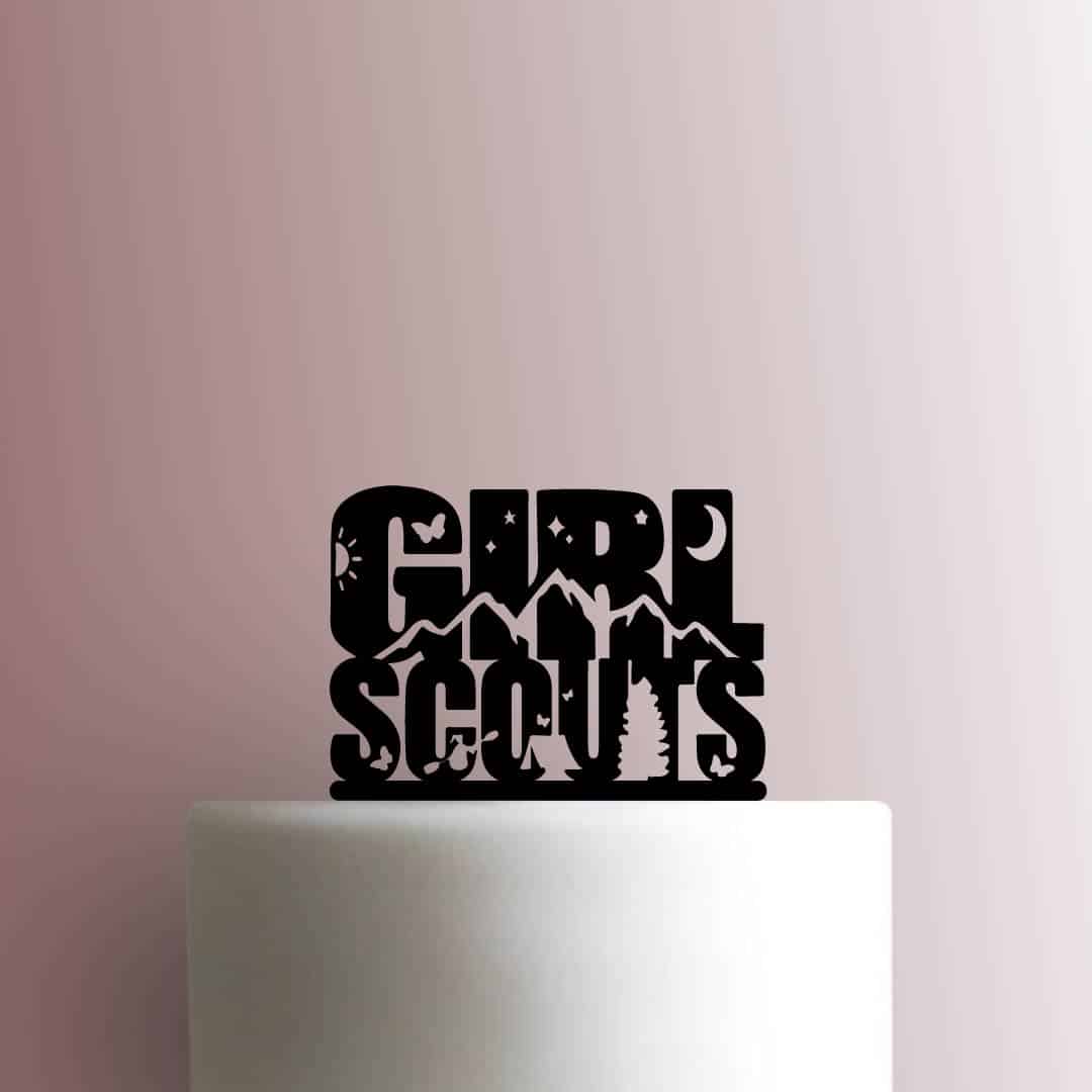 Girl Scouts - Acrylic Cake Topper