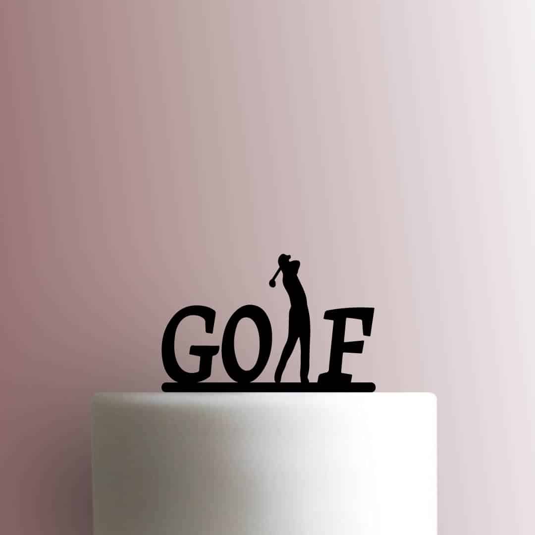 Golf - Acrylic Cake Topper