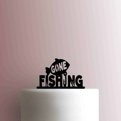 Gone Fishing - Acrylic Cake Topper