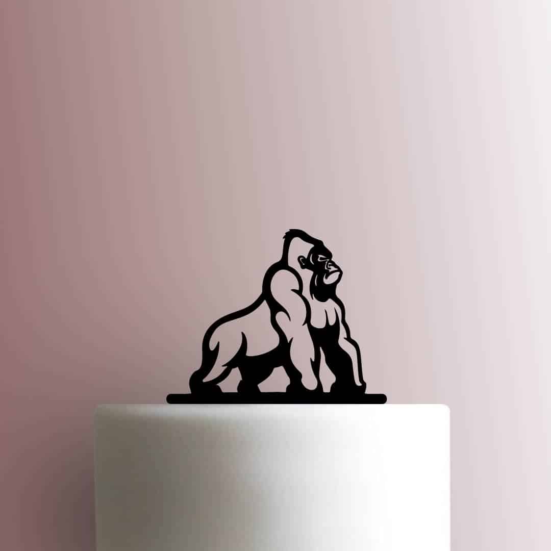 Gorilla - Acrylic Cake Topper