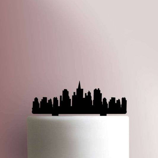 Gotham City Skyline- Acrylic Cake Topper