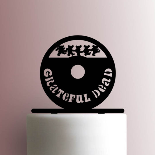 Grateful Dead Record - Acrylic Cake Topper