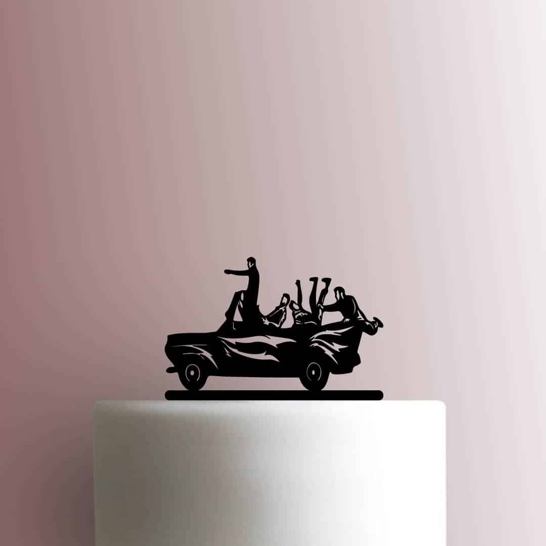 Grease ? Car Scene - Acrylic Cake Topper