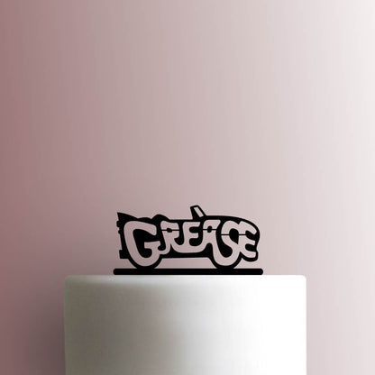 Grease Logo - Acrylic Cake Topper