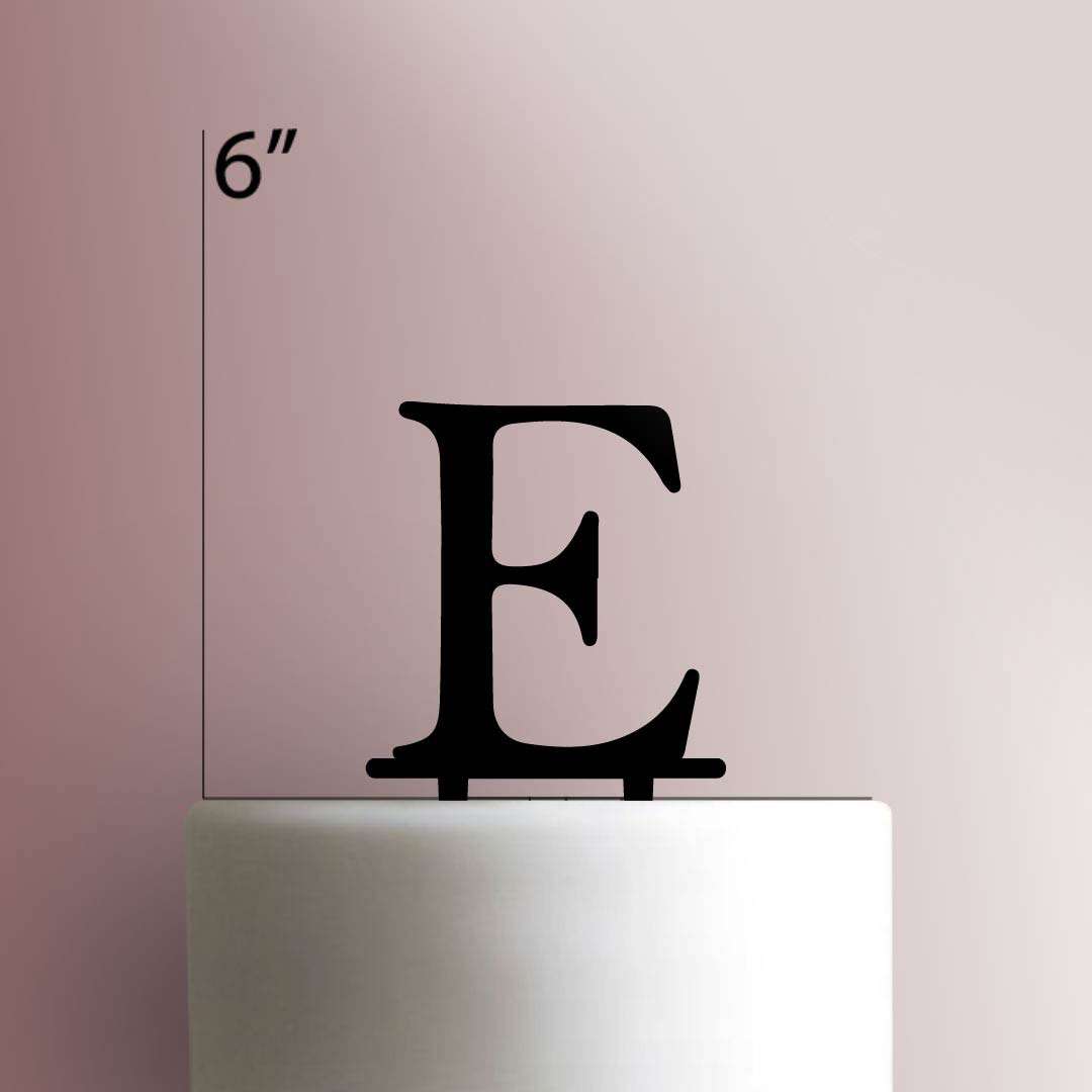 Greek Alphabet Epsilon- Acrylic Cake Topper