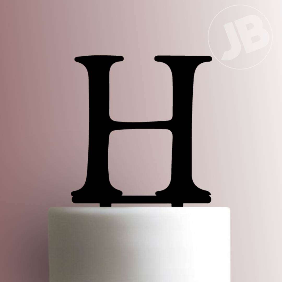 Greek Alphabet Eta- Acrylic Cake Topper