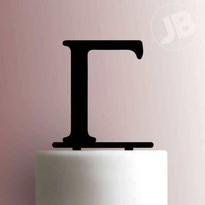 Greek Alphabet Gamma- Acrylic Cake Topper