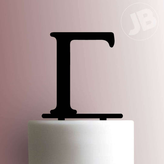 Greek Alphabet Gamma- Acrylic Cake Topper