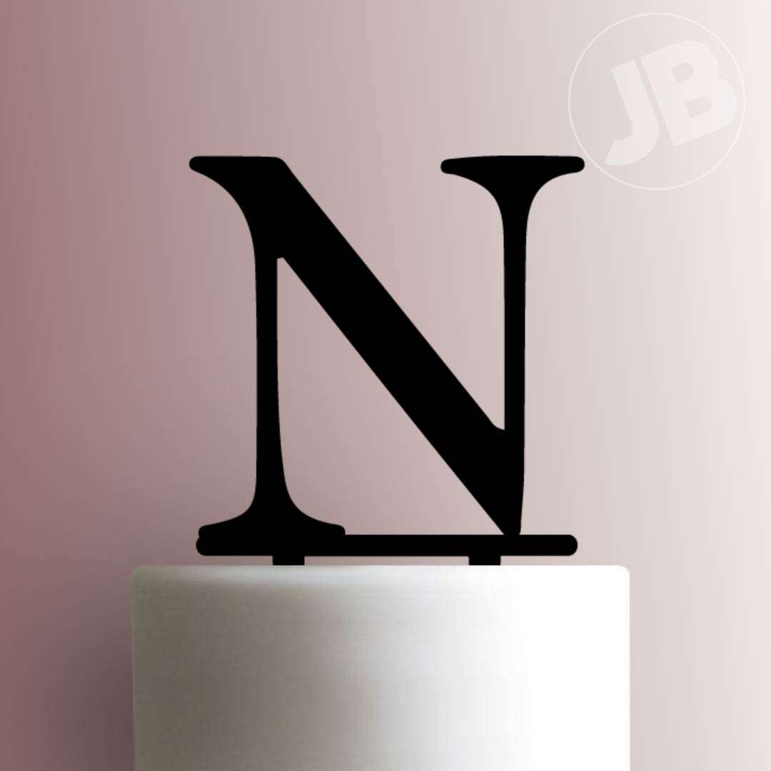 Greek Alphabet Nu- Acrylic Cake Topper