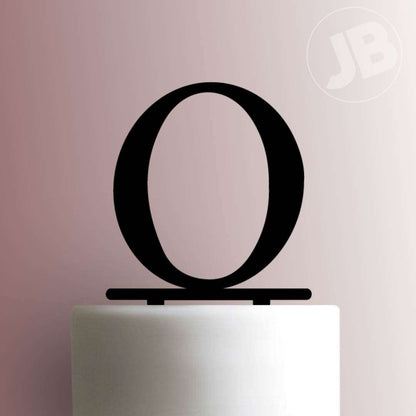 Greek Alphabet Omicron- Acrylic Cake Topper