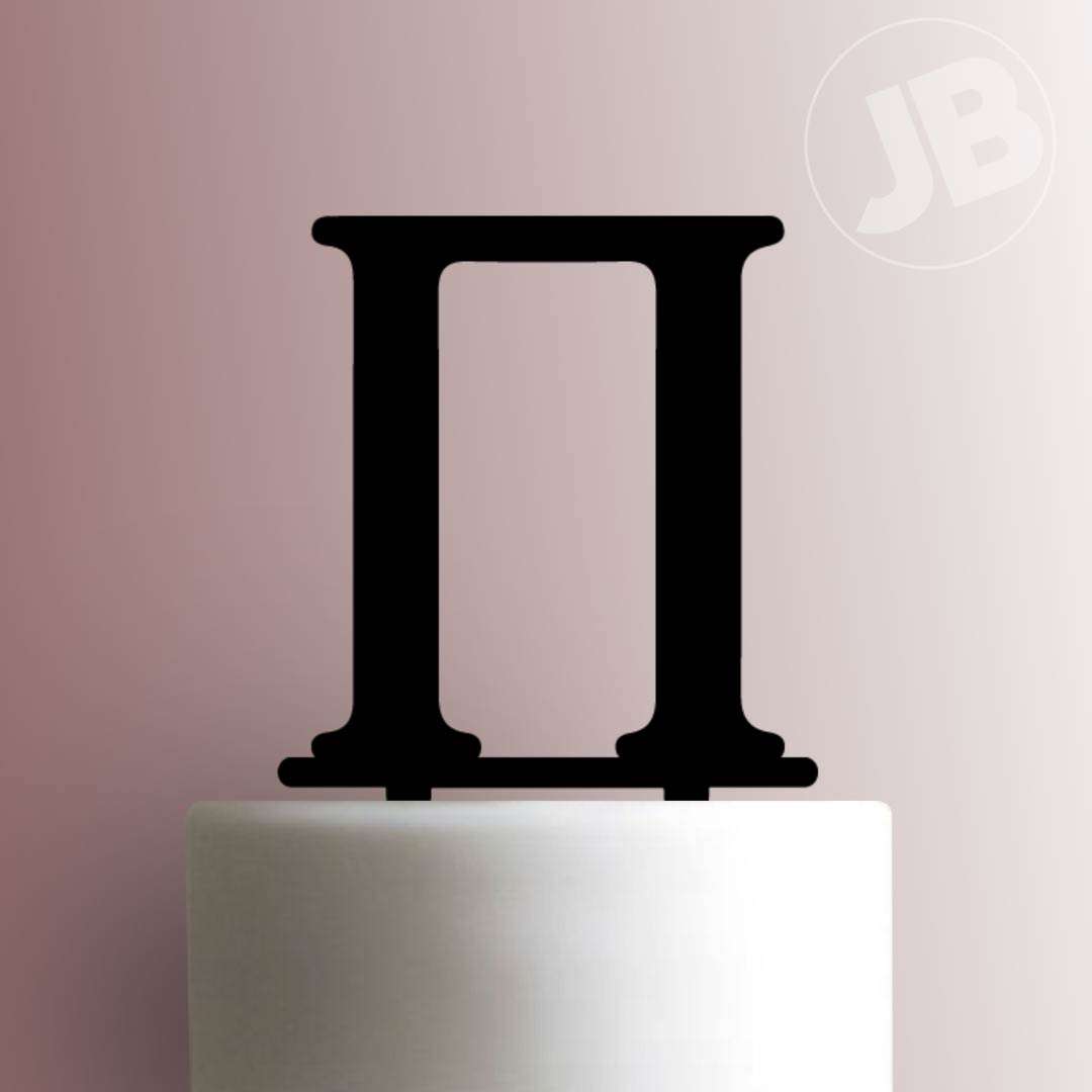 Greek Alphabet Pi- Acrylic Cake Topper