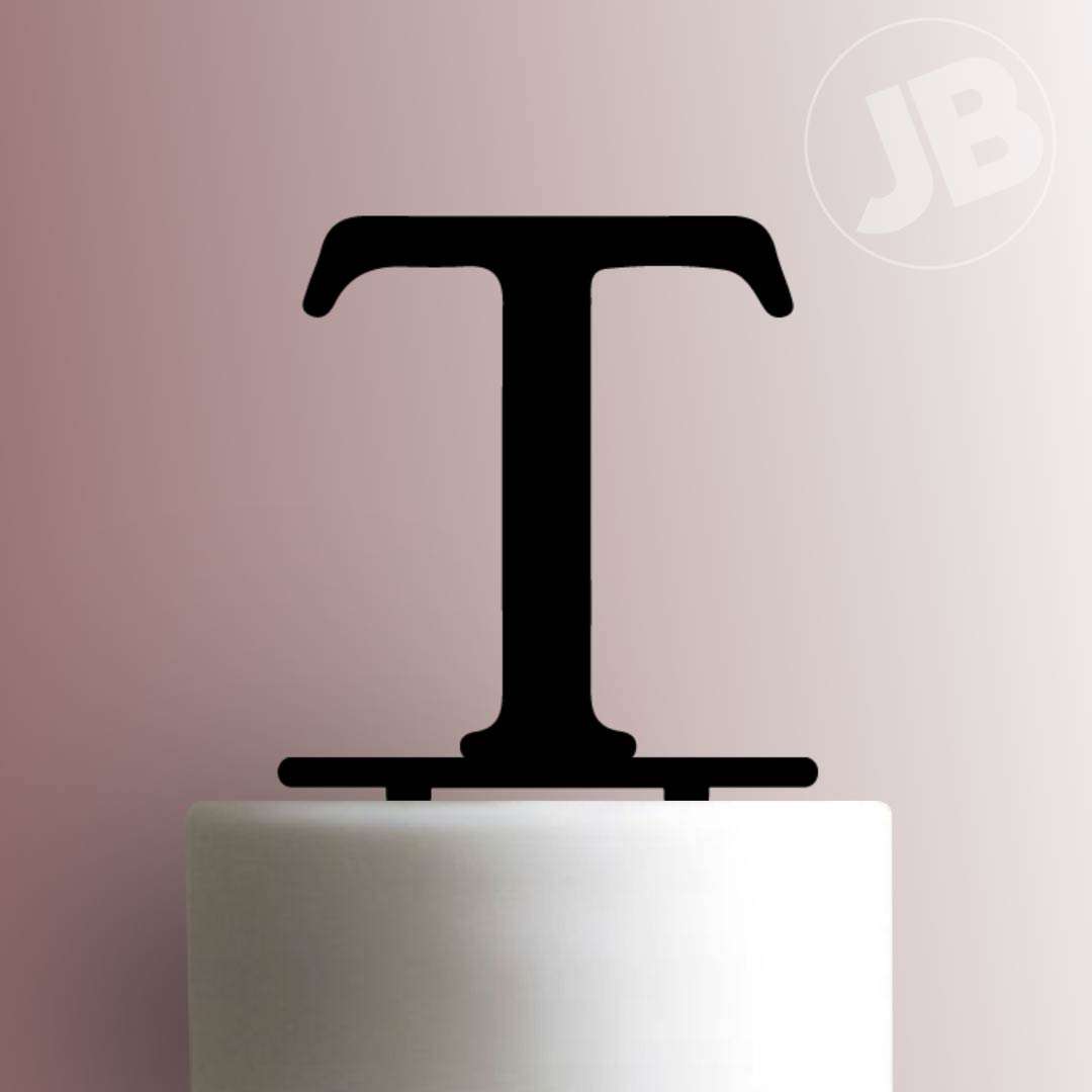 Greek Alphabet Tau- Acrylic Cake Topper
