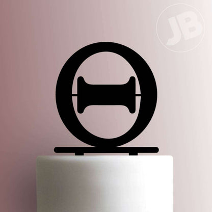 Greek Alphabet Theta- Acrylic Cake Topper