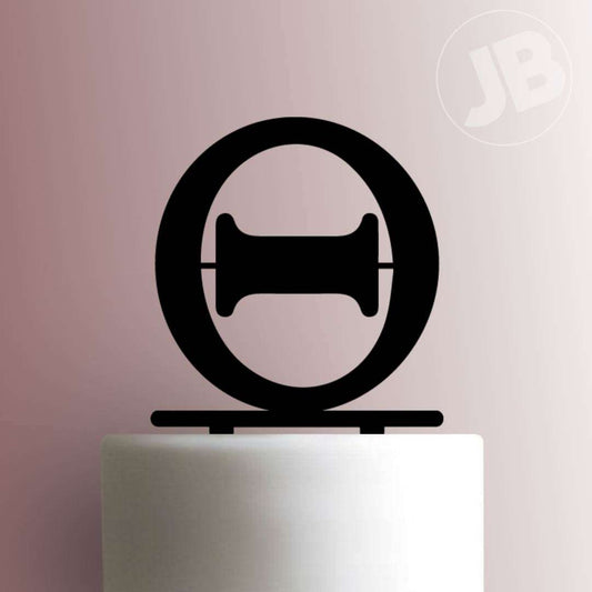 Greek Alphabet Theta- Acrylic Cake Topper