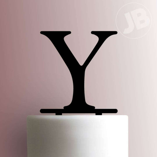 Greek Alphabet Upsilon- Acrylic Cake Topper